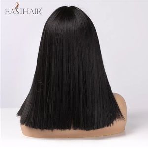 Medium length straight bob wig NO bangs